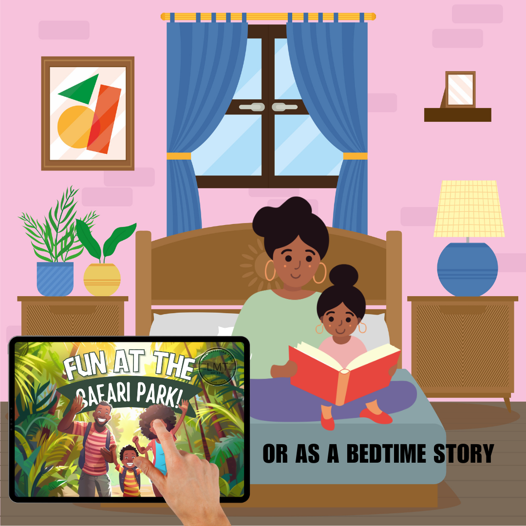 KIDS | "Fun at the Safari Park!" | Editable Story-book with Audio | Canva Free