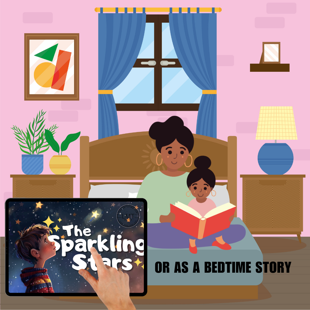 KIDS | "The Sparkling Stars" | Editable Story-book with Audio | Canva Free