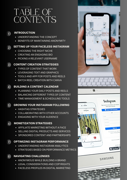 Instagram Faceless Success Guide (51 pages) – Love Marketing Team