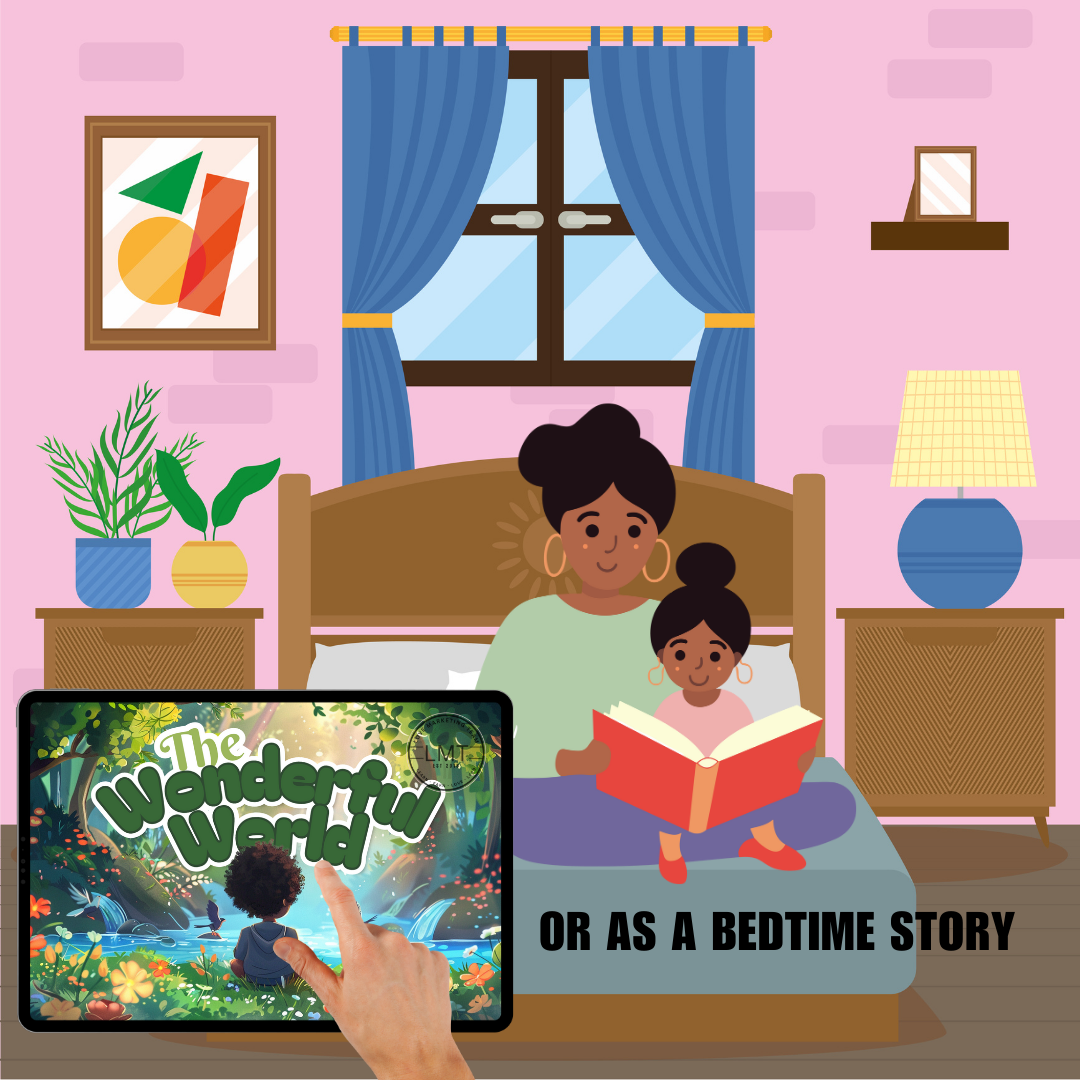 KIDS | "The Wonderful World" | Editable Story-book with Audio | Canva Free