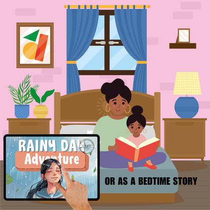 KIDS | "Rainy Day Adventure" | Editable Story-book with Audio | Canva Free