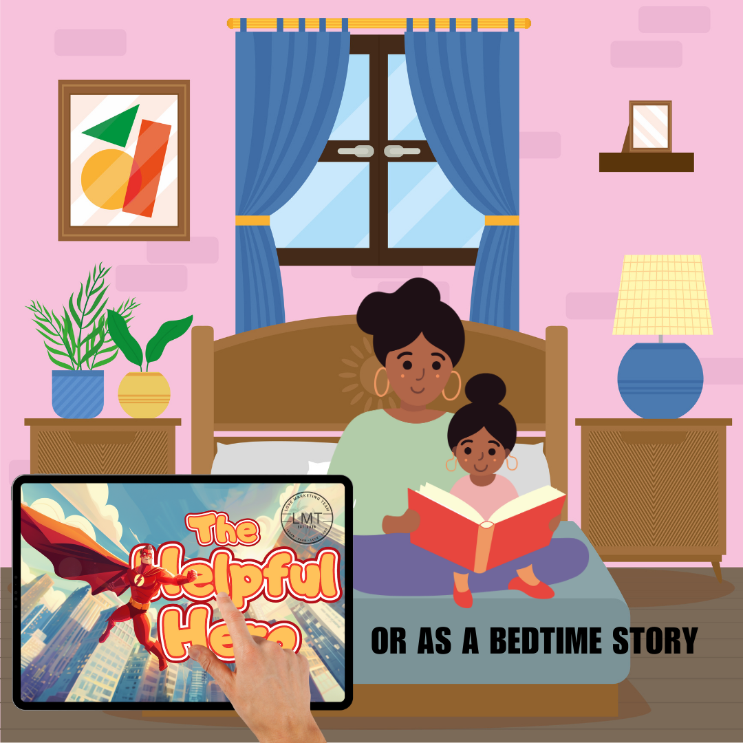 KIDS | "The Helpful Hero" | Editable Story-book with Audio | Canva Free