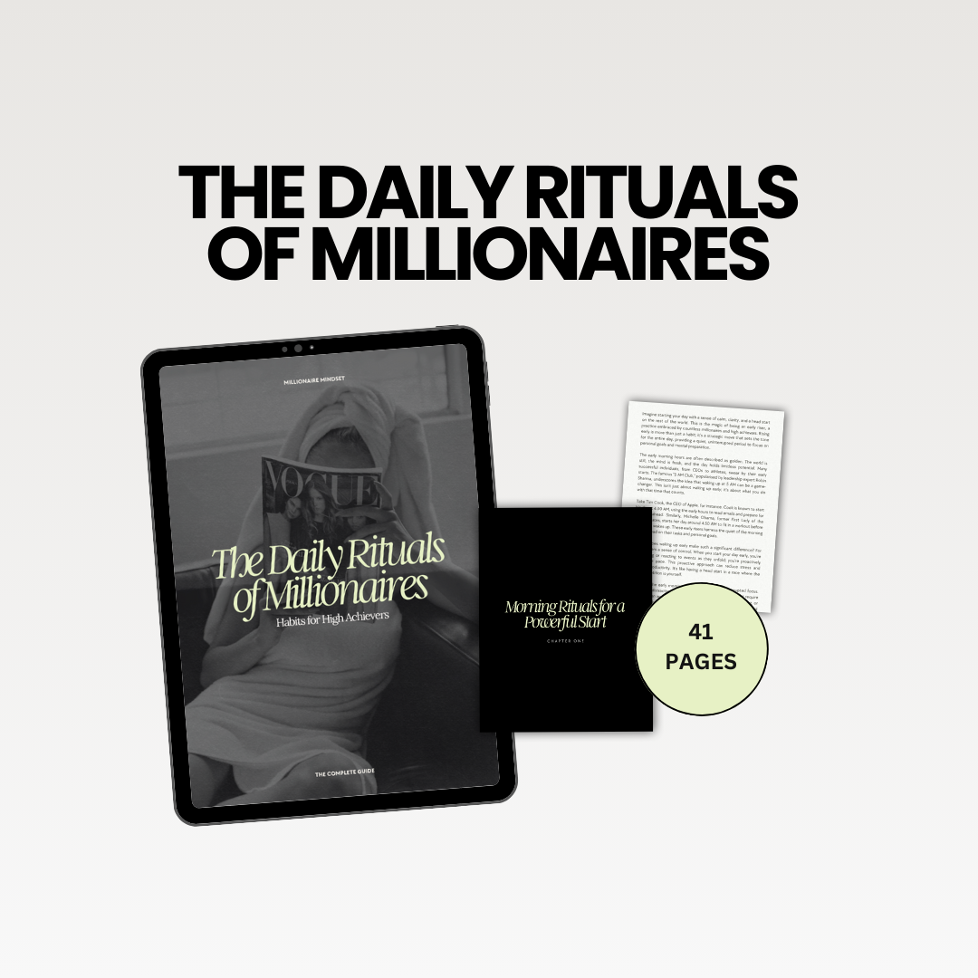 Millionaire Daily Routine | DFY E-book | Master Resell Rights