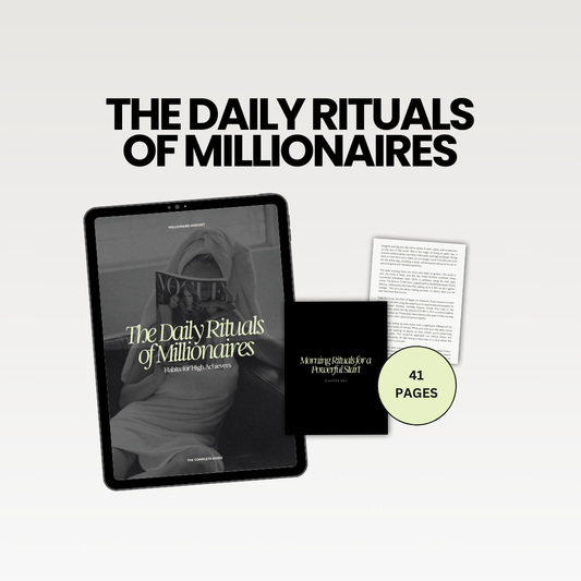 Millionare Daily Routine | DFY E-book | Master Resell Rights