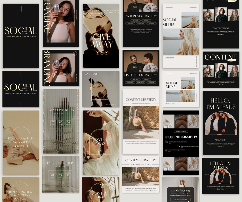 Naomi Bundle - 120 POSTS & STORIES + EBOOK + MOCKUPS