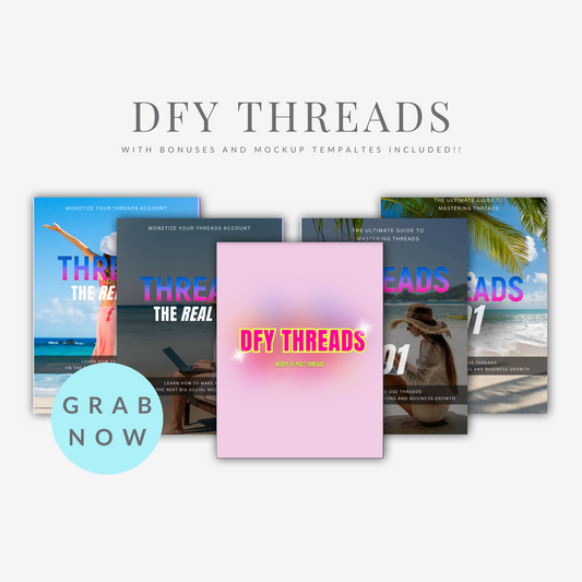 THREADS | DFY | Ready to post + Bonus Bundle