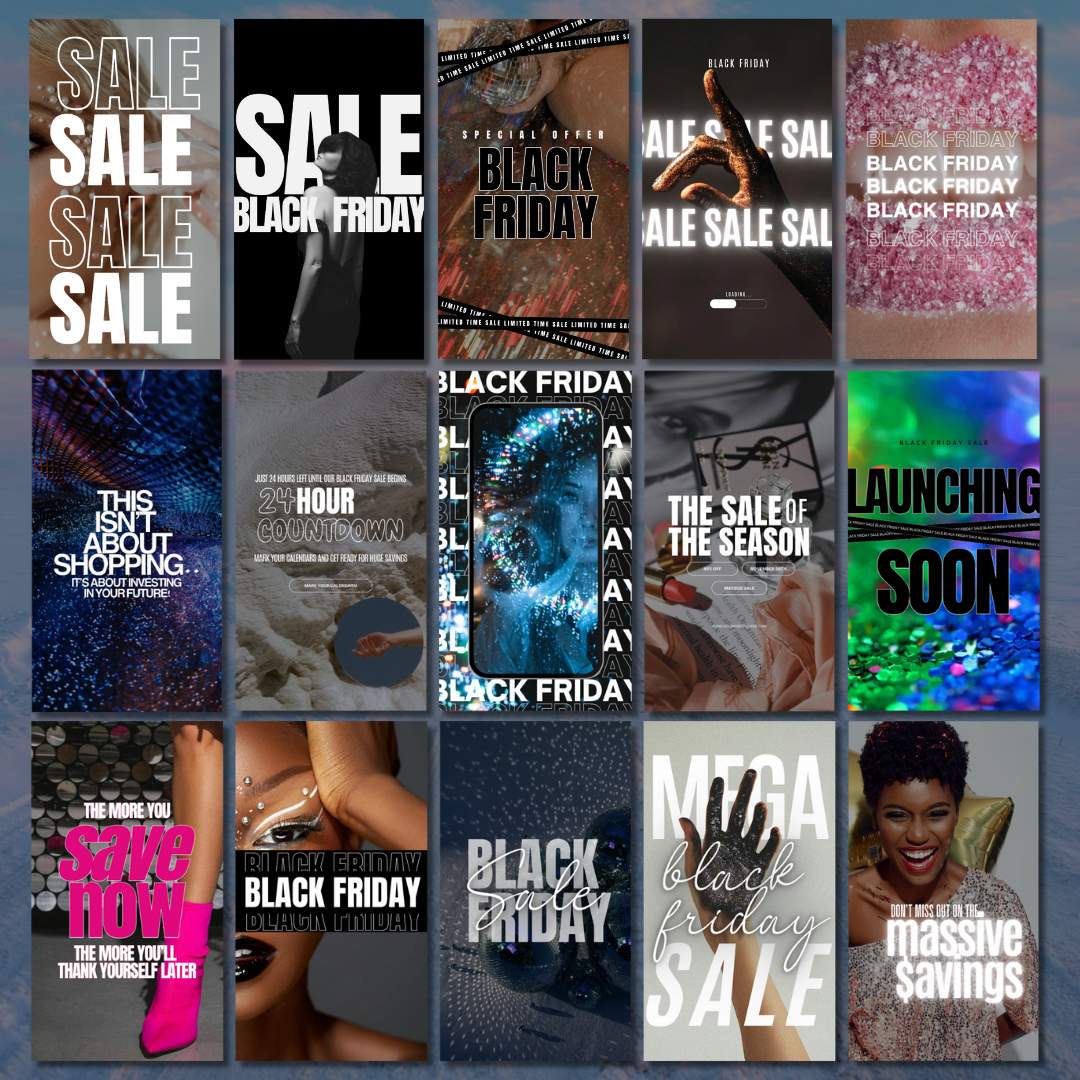 SOCIAL MEDIA | The Ultimate Black Friday Social Media Content Bundle