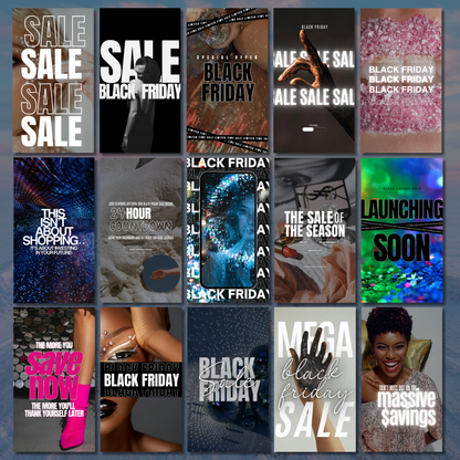 SOCIAL MEDIA | The Ultimate Black Friday Social Media Content Bundle