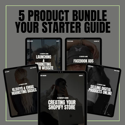 5 PRODUCTS | YOUR DIGITAL MARKETING STARTER BUNDLE