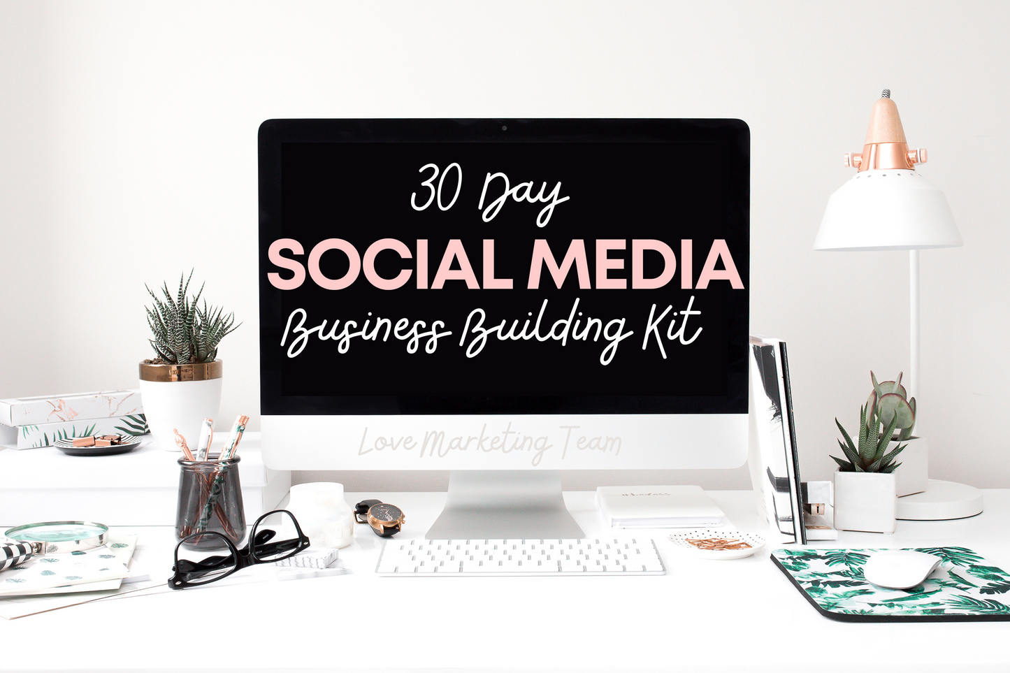 30 Day Social Media Kit Challenge + Workbook (72 pages)