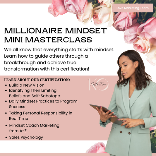 Millionaire Mindset Certification