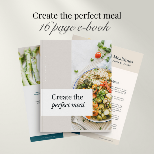 Create the Perfect Meal | How To e-book | Health, Fitness and Wellbeing