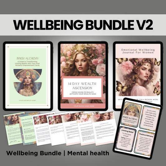 Wellbeing Bundle | Mental health | 4 MRR products