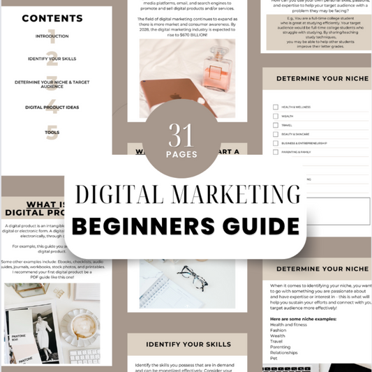 Digital Marketing Beginners Guide | Starter Kit