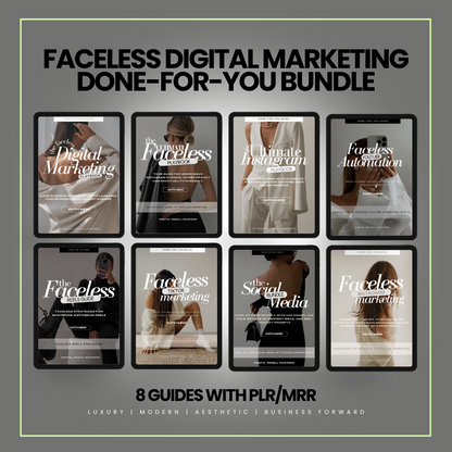 FACELESS DIGITAL MARKETING BUNDLE