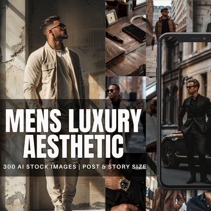 Men Luxe Collection + BONUS | 300 Stories | 300 Posts