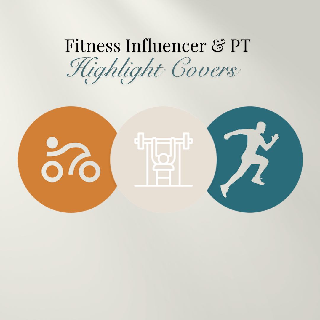 Fitness Influencer | PT Instagram Highlight Covers | Health, Wellness, Fitness