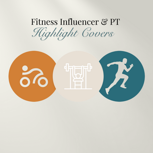 Fitness Influencer | PT Instagram Highlight Covers | Health, Wellness, Fitness