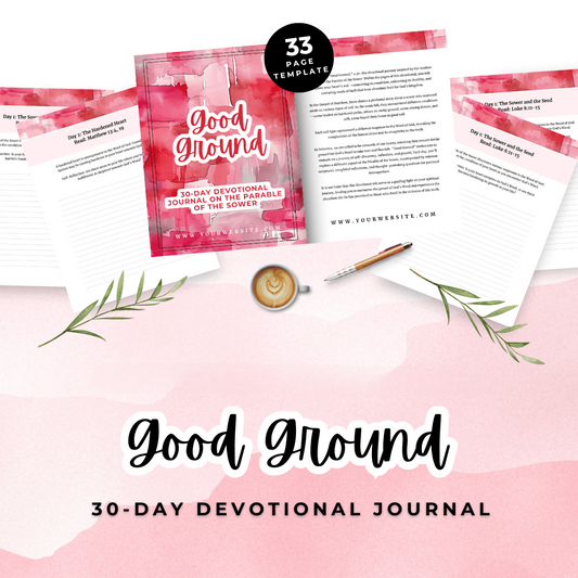 30day Devotional Journal | Good Ground | Faith