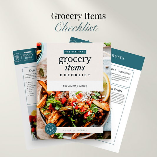 Healthy Grocery Shopping | Checklist | Health, Fitness and Wellbeing