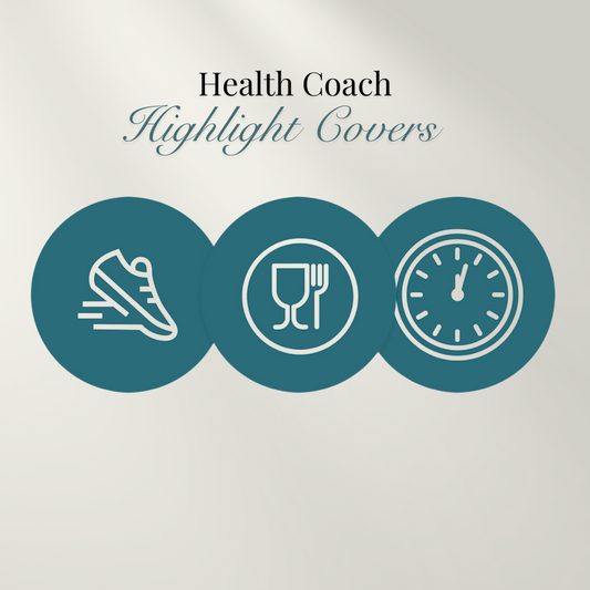 Health Coach | PT Instagram Highlight Covers | Health, Wellness, Fitness