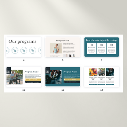 Health Coach Canva Website | Health, Wellness, Fitness