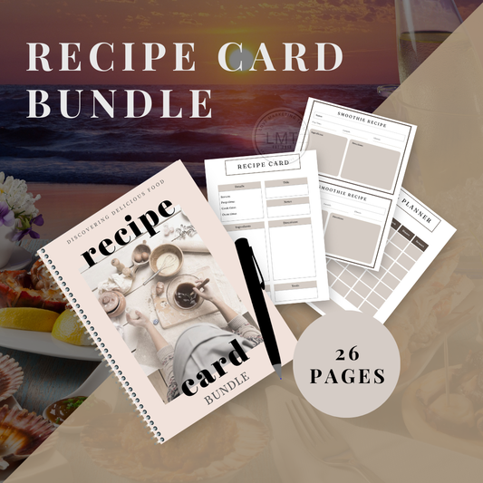 Recipe Card bundle | MRR