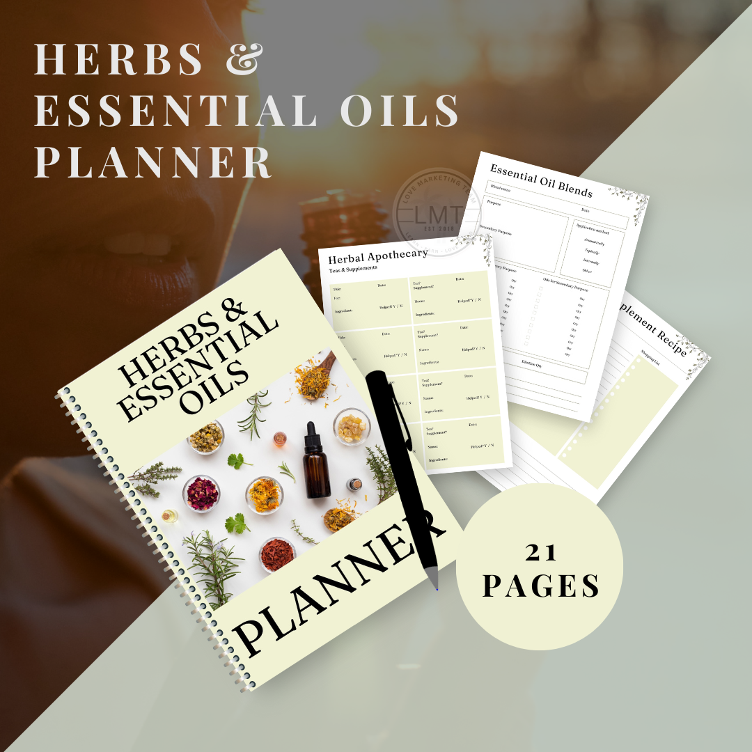 WELLNESS | Herbs & Essential Oils Planner | MRR