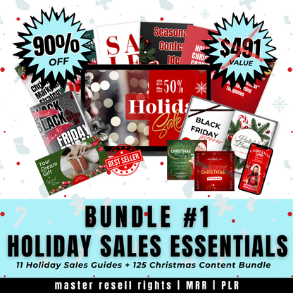 *LIMITED EDITION* Holiday Sales Bundles | 90% OFF