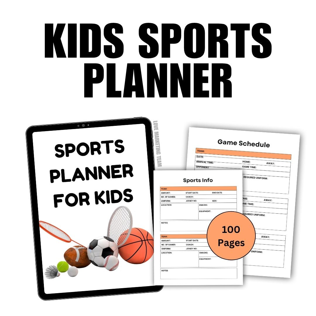 KIDS | SPORTS PLANNER FOR KIDS