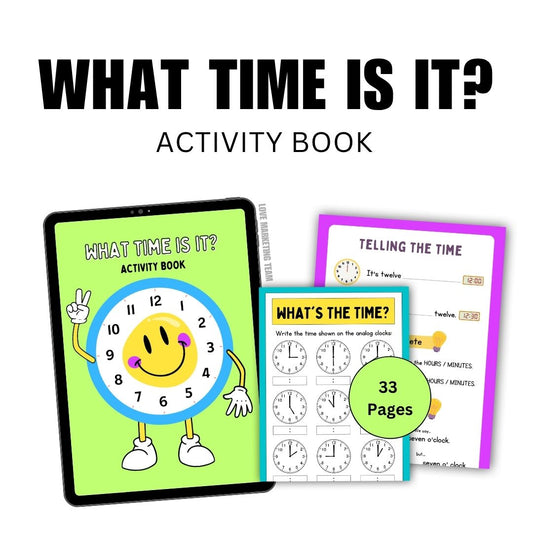 KIDS | WHAT TIME IS IT? ACTIVITY BOOK