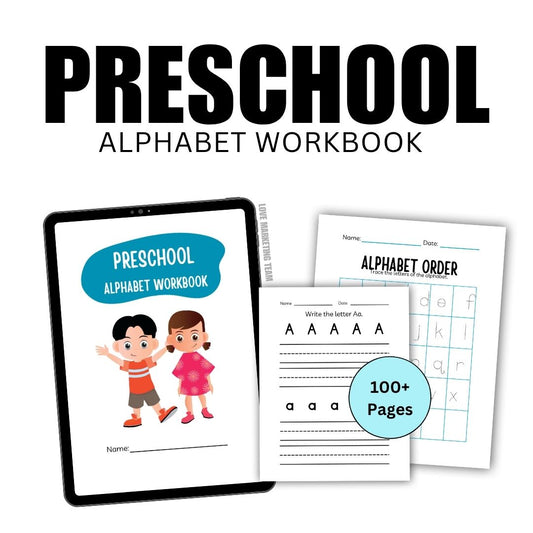 KIDS | PRESCHOOL ALPHABET WORKBOOK