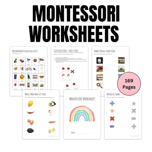 KIDS| MONTESSORI WORKSHEETS