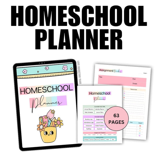 KIDS| HOMESCHOOL PLANNER
