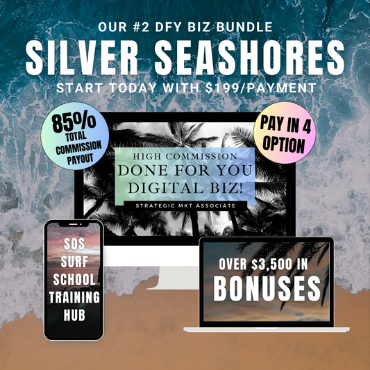 SILVER SEASHORES | PAY IN 4 | Start Today For $199/pmt