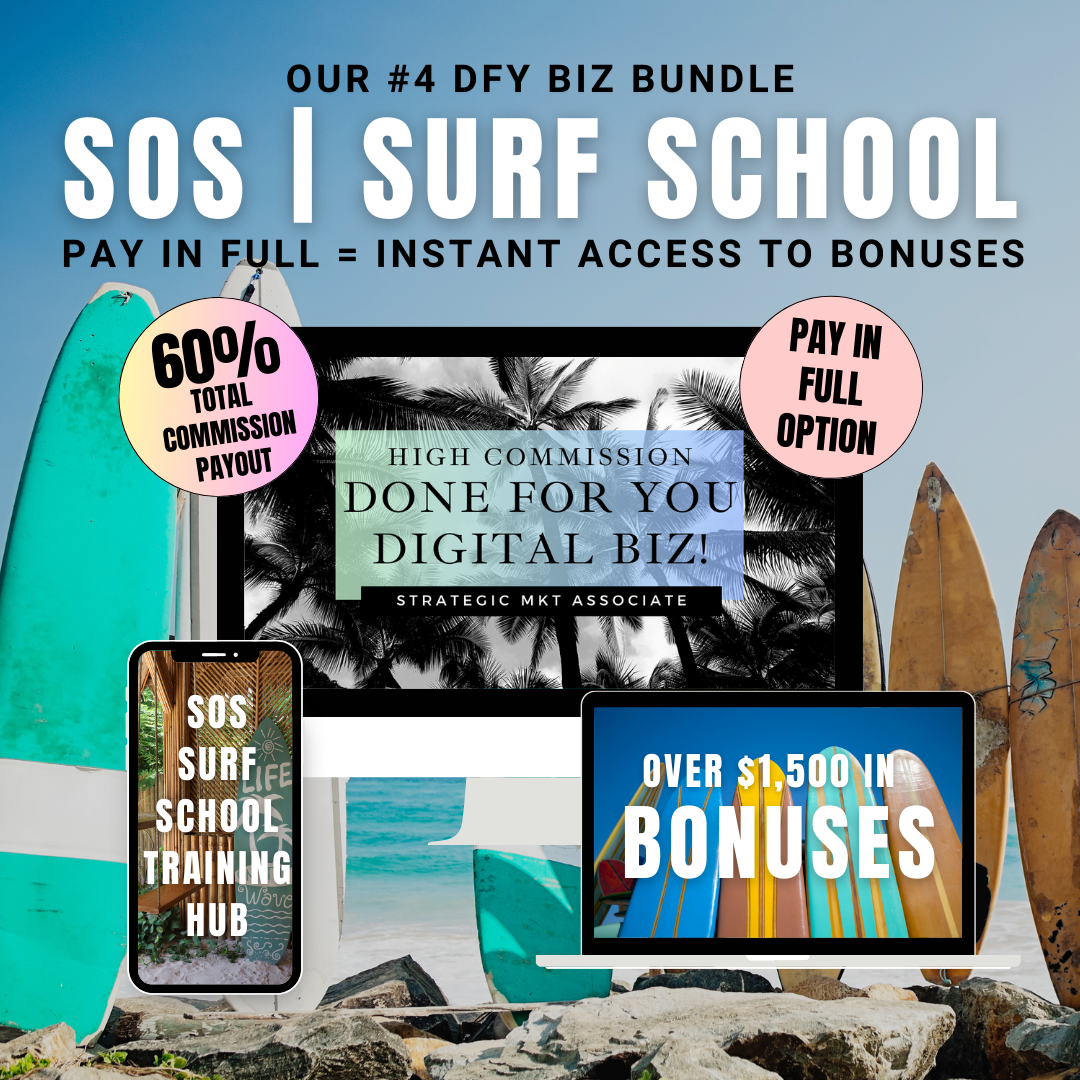 SOS SURF SCHOOL | PAY IN FULL