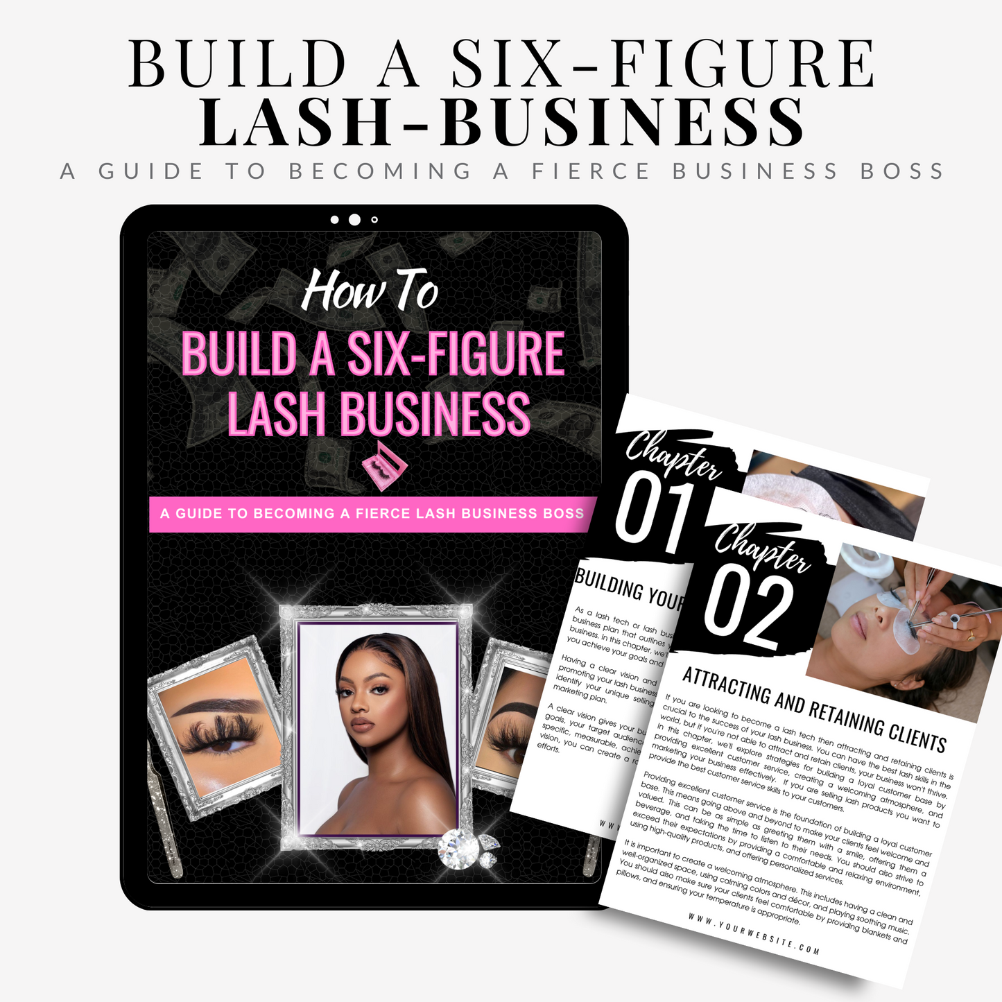 How to build a Six Figure Lash Business | E-book | PLR