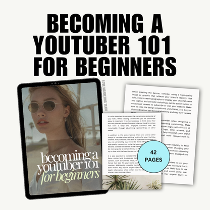 Becoming A Youtuber 101  For Beginners | MRR | Master Resell Rights