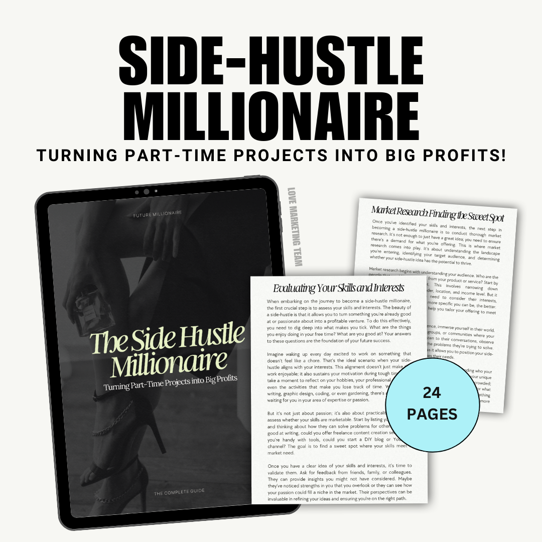 The Side Hustle Millionaire | MRR | Master Resell Rights