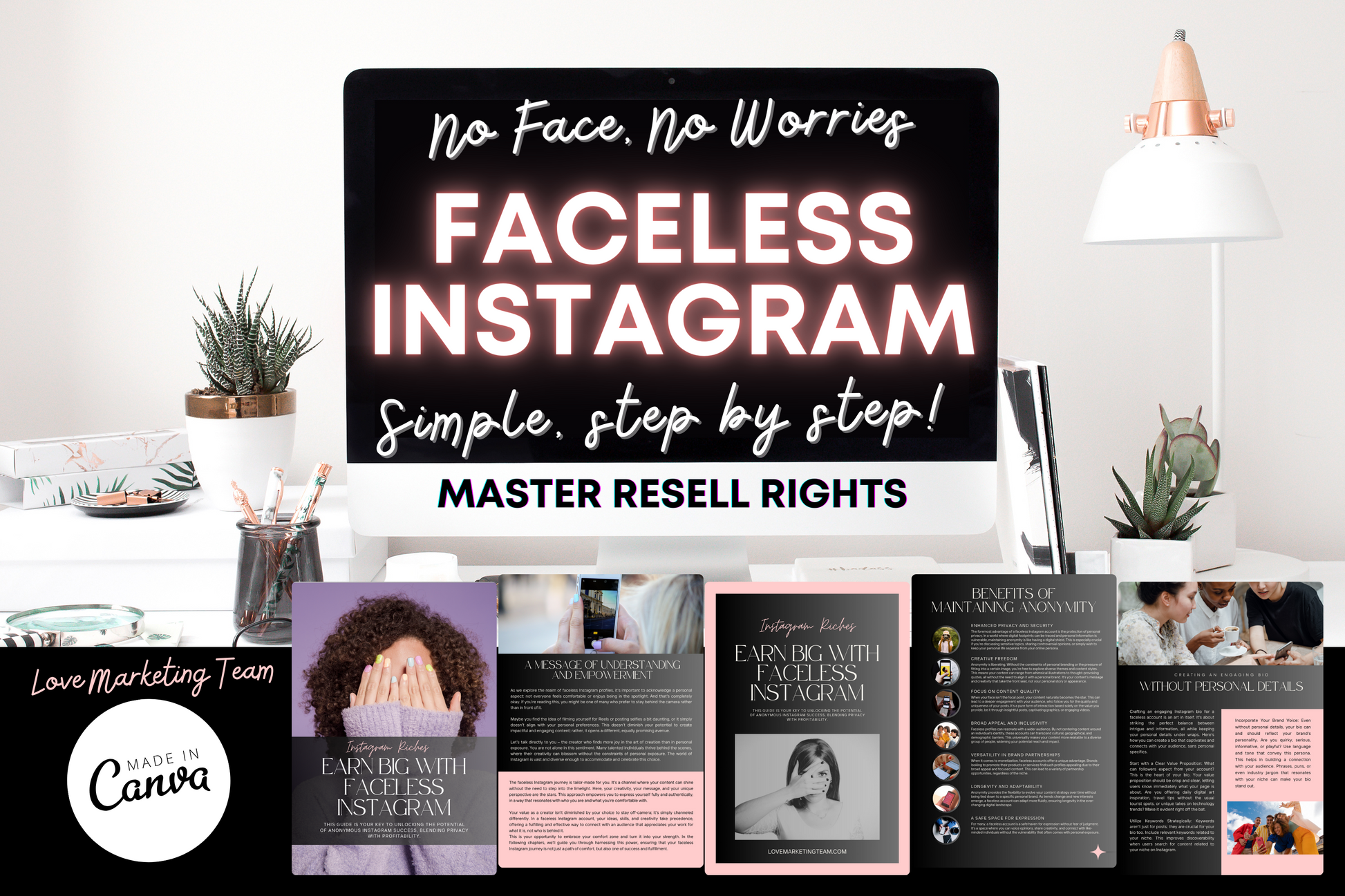 Faceless Instagram Reels Guide with MRR (Master Resell Rights)