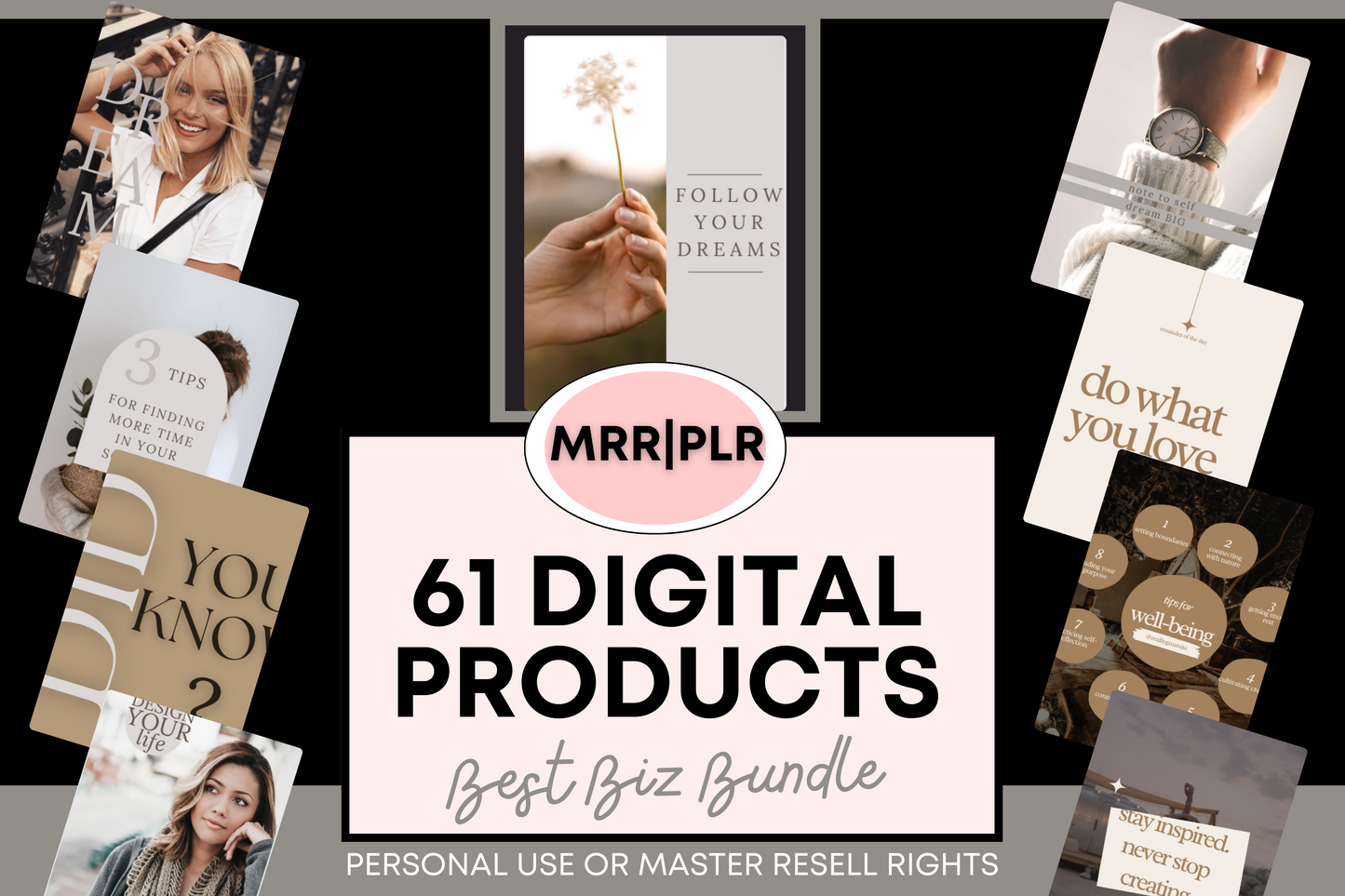 10 Product Bundle + 51 Journals ($357 Bonus) | MRR & PLR