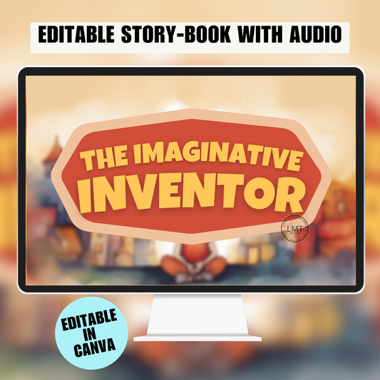 KIDS | "The Imaginative Inventor" | Editable Story-book with Audio | Canva Free