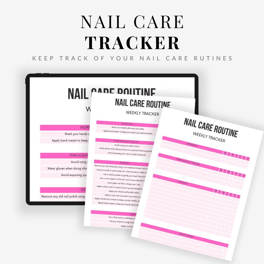 NAIL CARE TRACKER | Beauty | E-BOOK | PLR