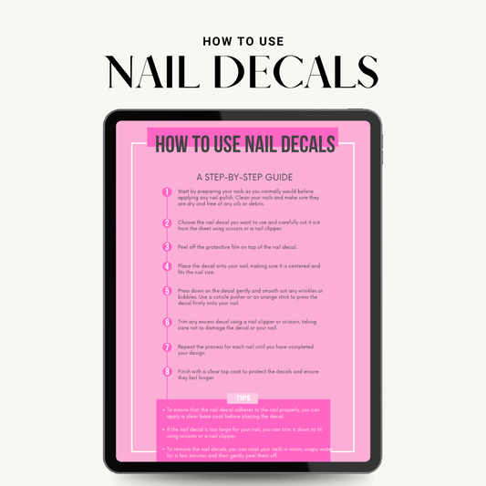 How to Use Nail Decals | DFY | Master Resell Rights | PLR/MRR