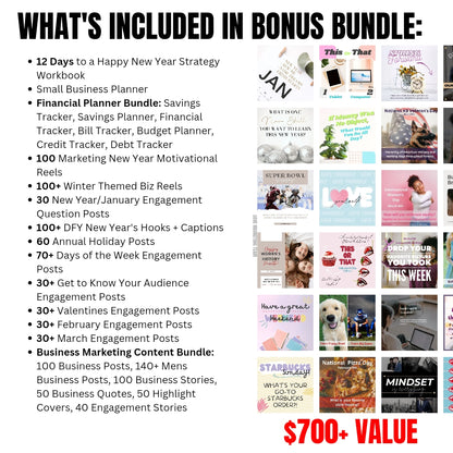 Next Level New Year Biz Bundle | 70% OFF *LIMITED TIME*