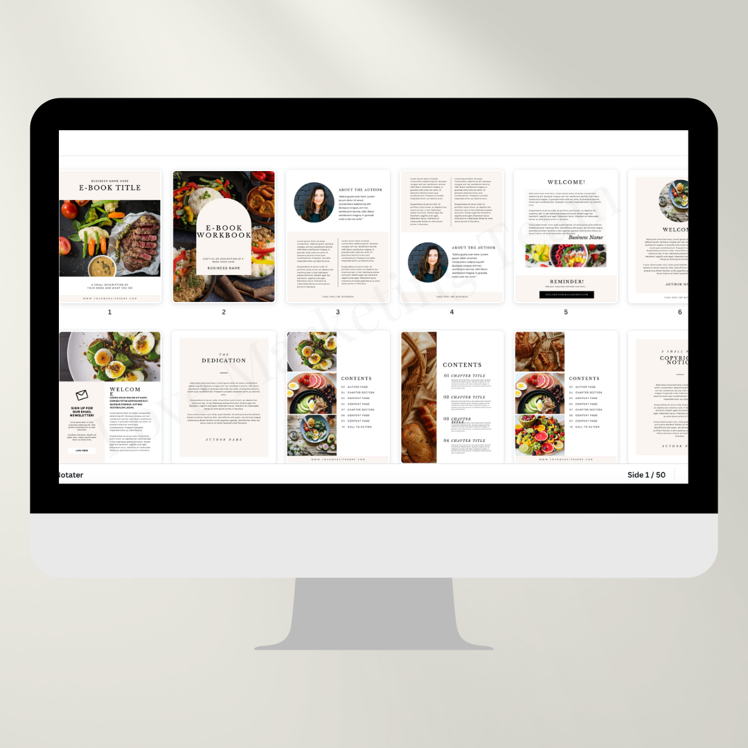 Nutrition & Fitness Templates | e-book | Health, Fitness and Wellbeing