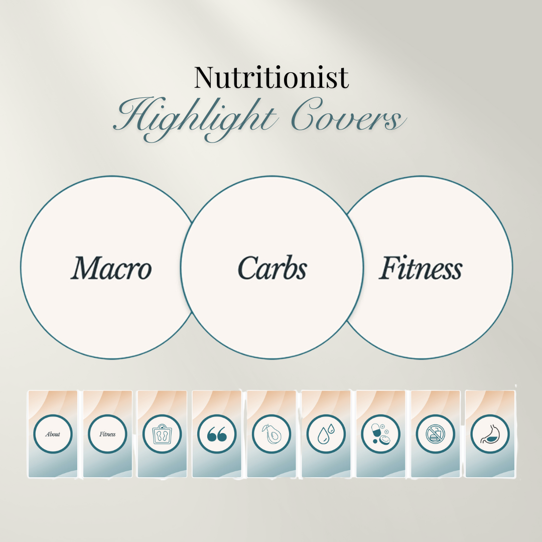 Nutritionist | Highlight Covers | Health, Wellness, Fitness