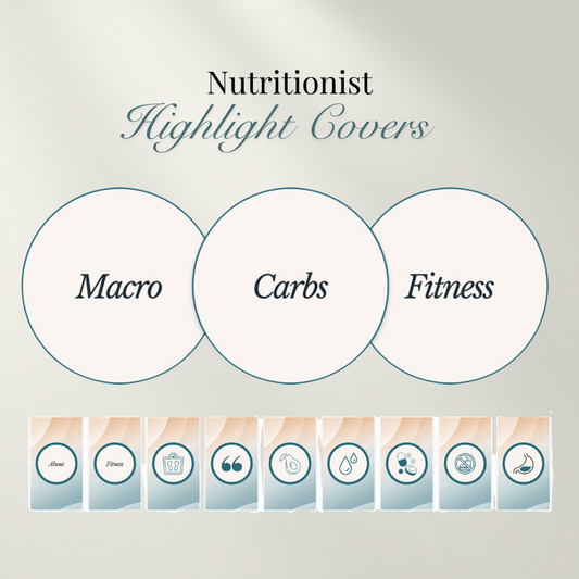 Nutritionist | Highlight Covers | Health, Wellness, Fitness