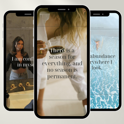 Positive Affirmations | Instagram Stories | Social Media Content | Done for You