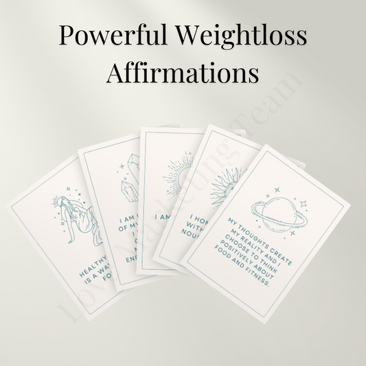 Powerful Weightloss Affirmations | Health, Fitness and Wealth
